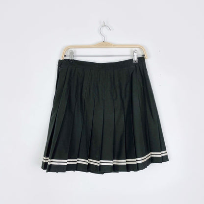 vintage dalmy's pleated tennis prep mini skirt