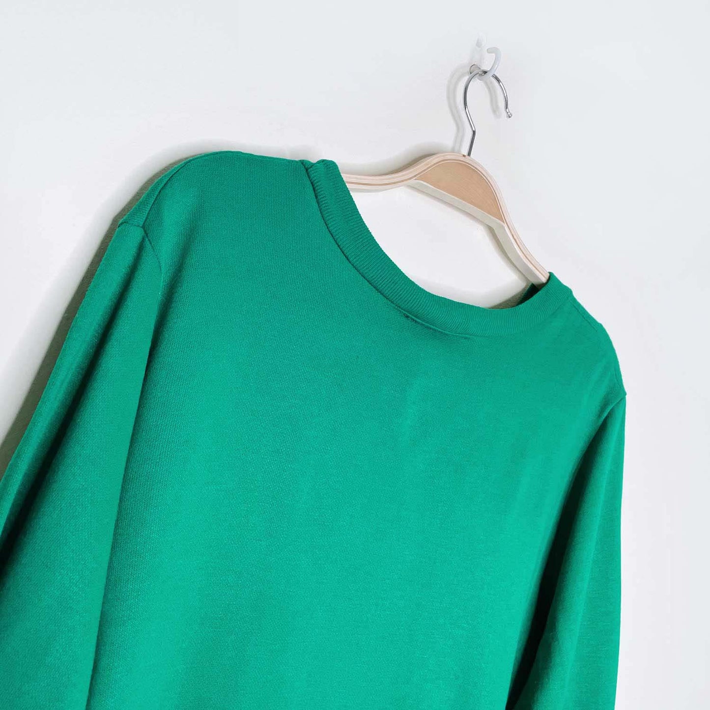 vintage jenna lane ny dancing reindeer graphic holiday crew - size medium