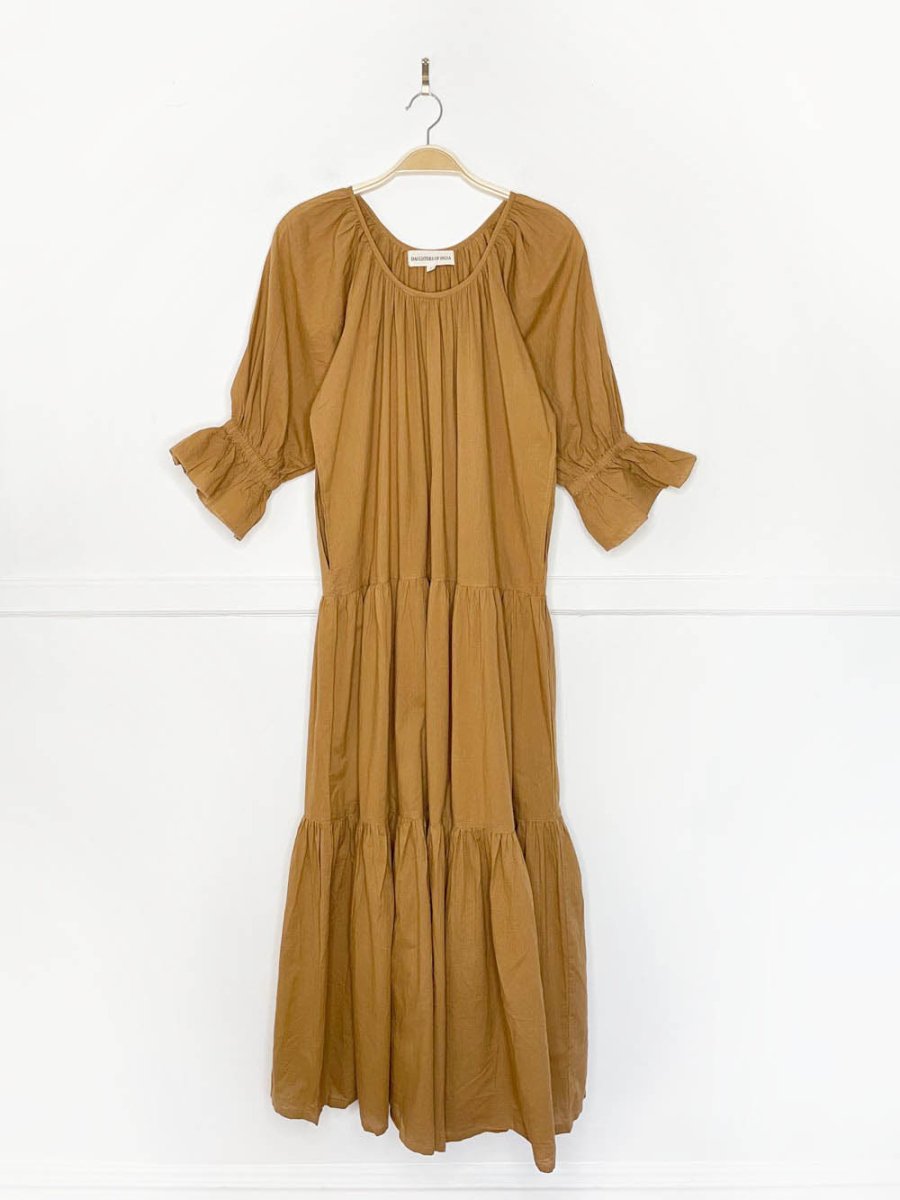 daughters of india 2026 sahana gown | boho tiered maxi dress - good market thrift store