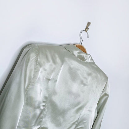 vintage 00s david dixon shimmery satin blazer
