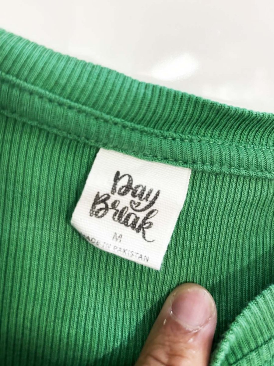 day break yosemite california ribbed cropped fit tee - good market thrift store