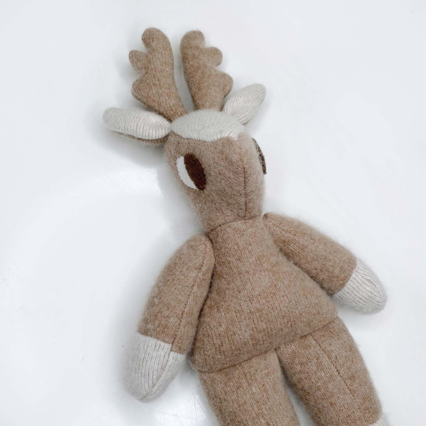 handmade cashmere deer plushie