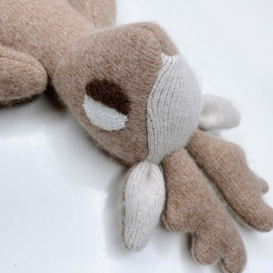 handmade cashmere deer plushie