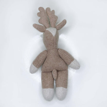 handmade cashmere deer plushie