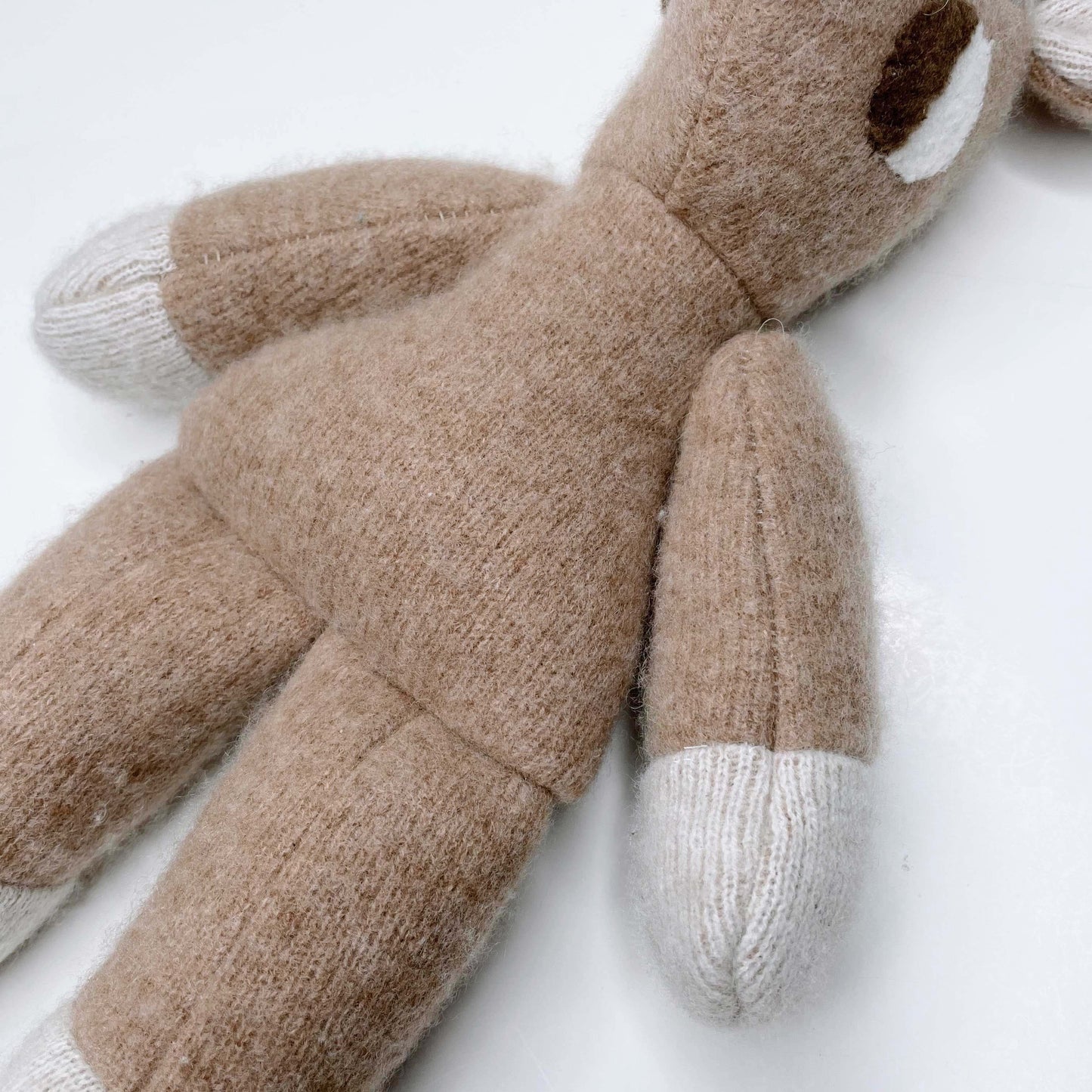 handmade cashmere deer plushie