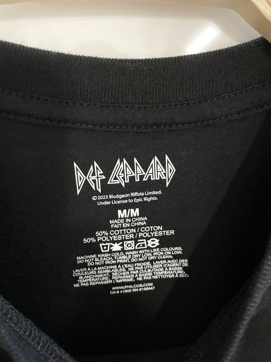 def leppard 87 - 88 tour reprint graphic tee | philcos - good market thrift store