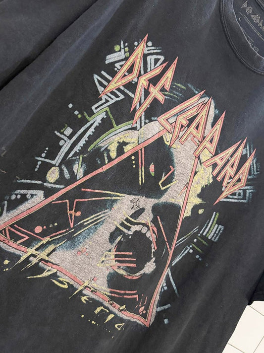 def leppard hysteria tour graphic band tee | 2020 - good market thrift store
