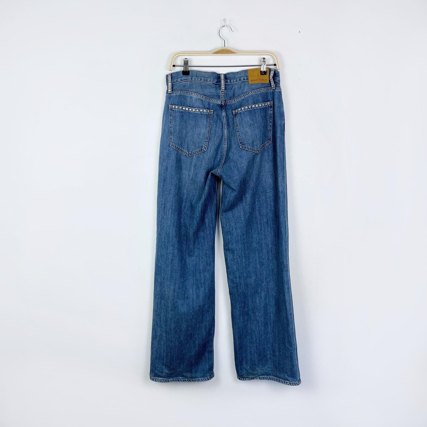 denim forum the bo mid-rise slouchy boyfriend jean - size 27