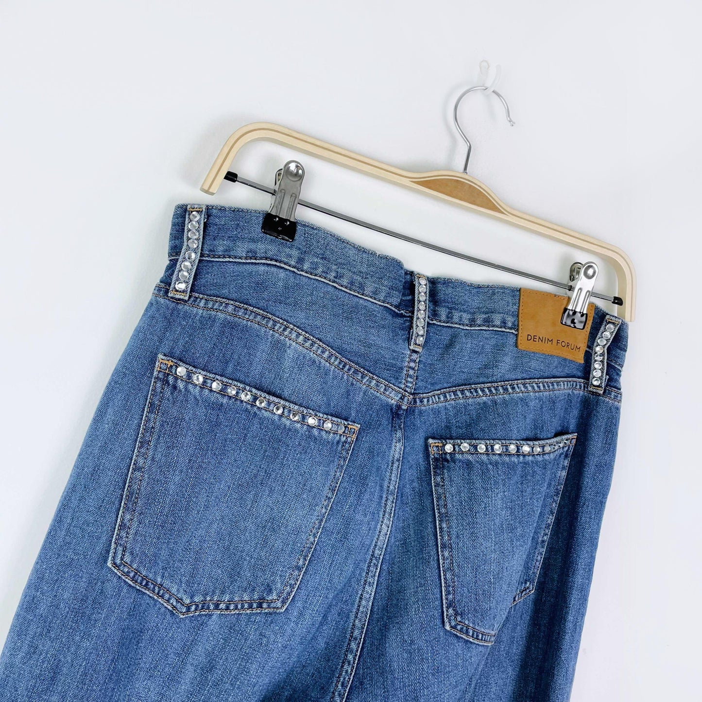 denim forum the bo mid-rise slouchy boyfriend jean - size 27