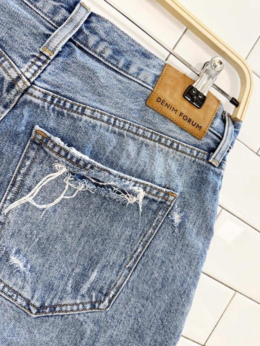 denim forum the ex boyfriend denim shorts | aritzia - good market thrift store