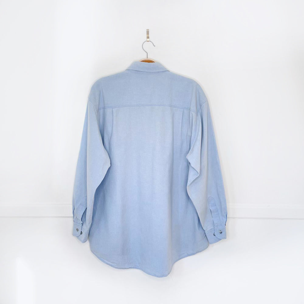 vintage casey coleman embroidered gingerbread house shirt