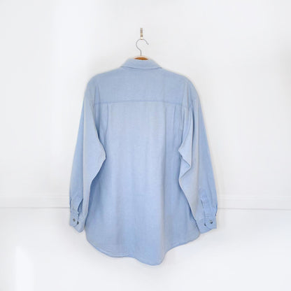 vintage casey coleman embroidered gingerbread house shirt