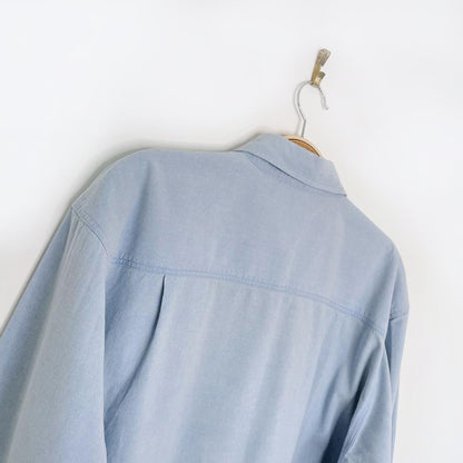 vintage casey coleman embroidered gingerbread house shirt