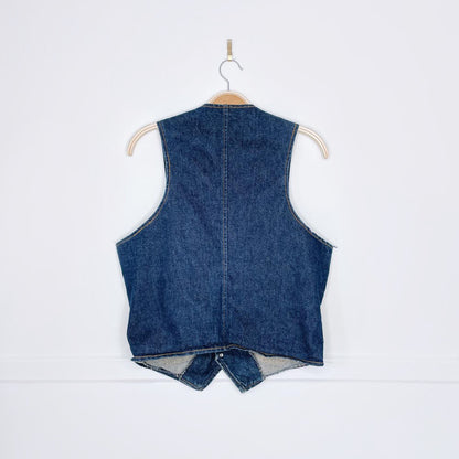 vintage 70s gwg scrubbies denim vest