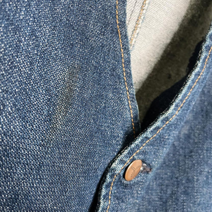 vintage 70s gwg scrubbies denim vest