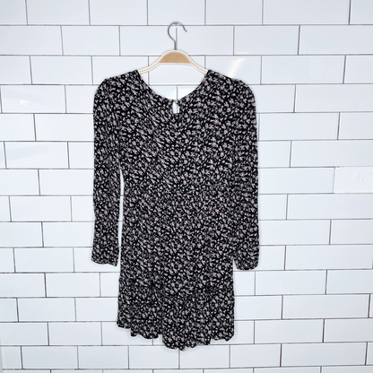 dex long sleeve floral dress - size 8-10