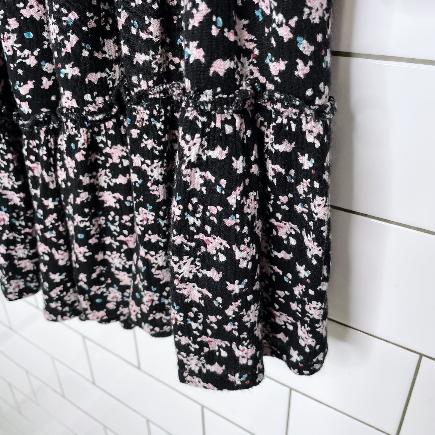 dex long sleeve floral dress - size 8-10