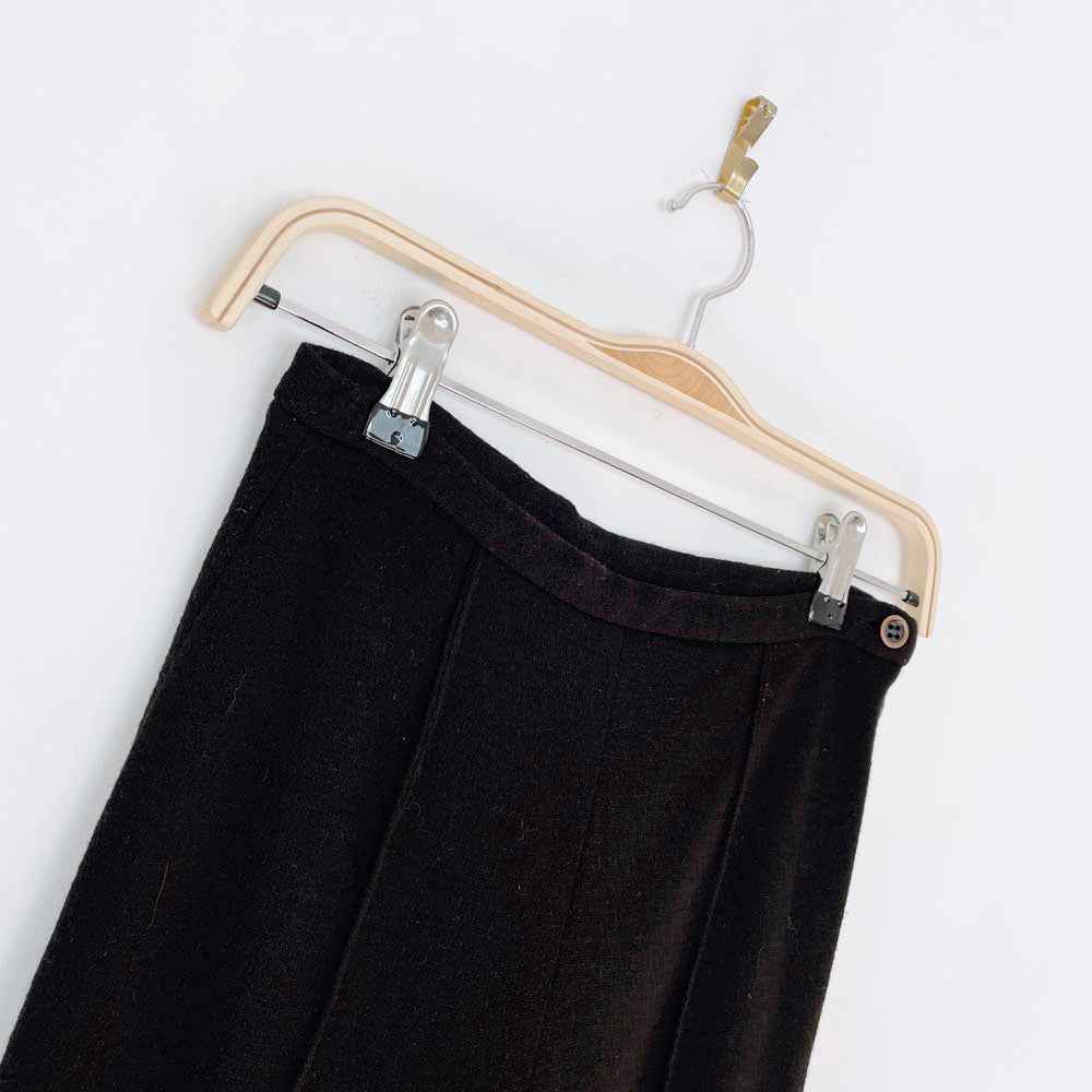 vintage 00s dolce & gabbana wool-blend knit pant