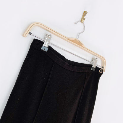 vintage 00s dolce & gabbana wool-blend knit pant