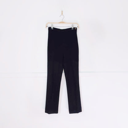 vintage 00s dolce & gabbana wool-blend knit pant