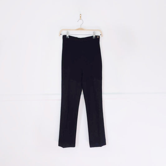 vintage 00s dolce & gabbana wool-blend knit pant