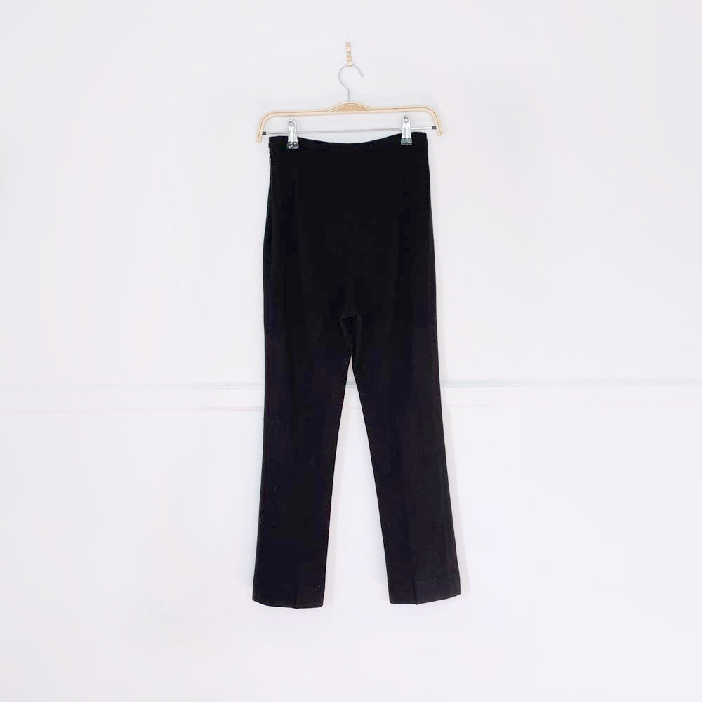 vintage 00s dolce & gabbana wool-blend knit pant