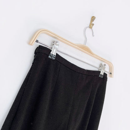 vintage 00s dolce & gabbana wool-blend knit pant