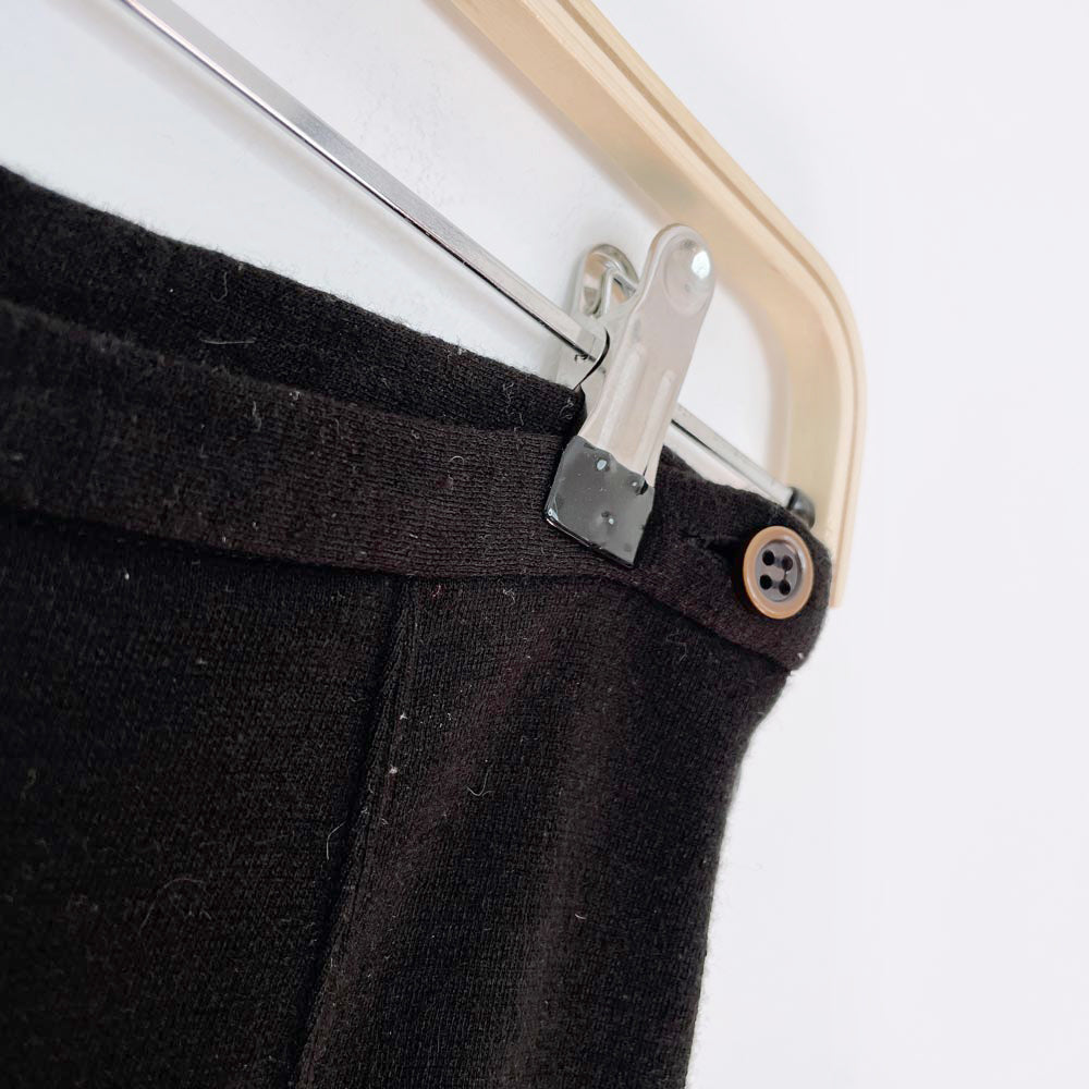 vintage 00s dolce & gabbana wool-blend knit pant