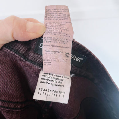 vintage 00s dolce & gabbana low rise acid wash jeans