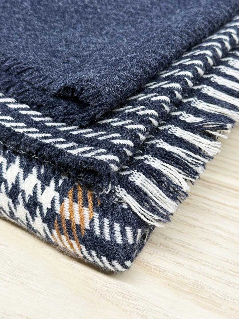 di firenze houndstooth plaid xl scarf - good market thrift store