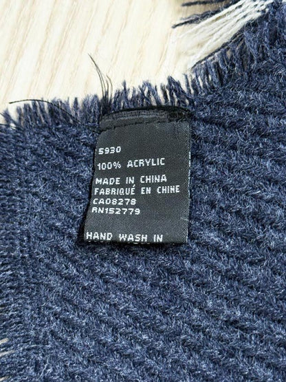 di firenze houndstooth plaid xl scarf - good market thrift store