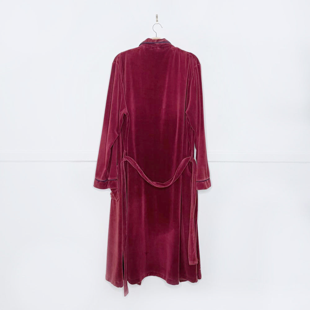 vintage christian dior velour robe