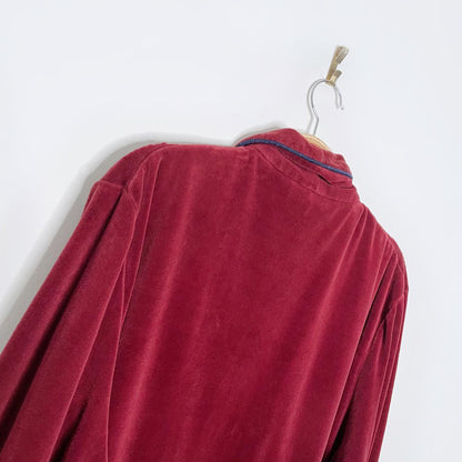 vintage christian dior velour robe