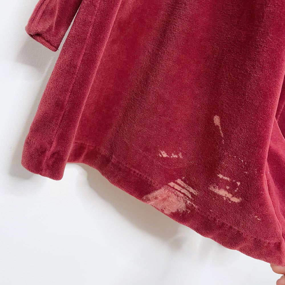 vintage christian dior velour robe