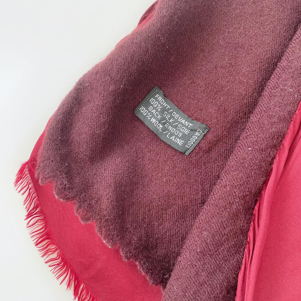 vintage christian dior wool + silk scarf