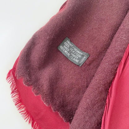vintage christian dior wool + silk scarf