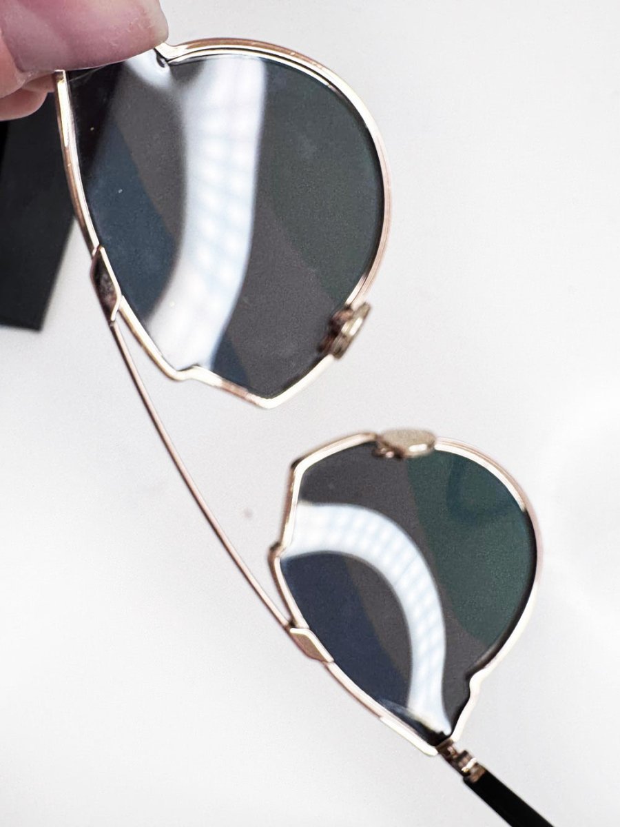 dior so real tinted sunset browbar sunglasses | made in Italy - good market thrift store