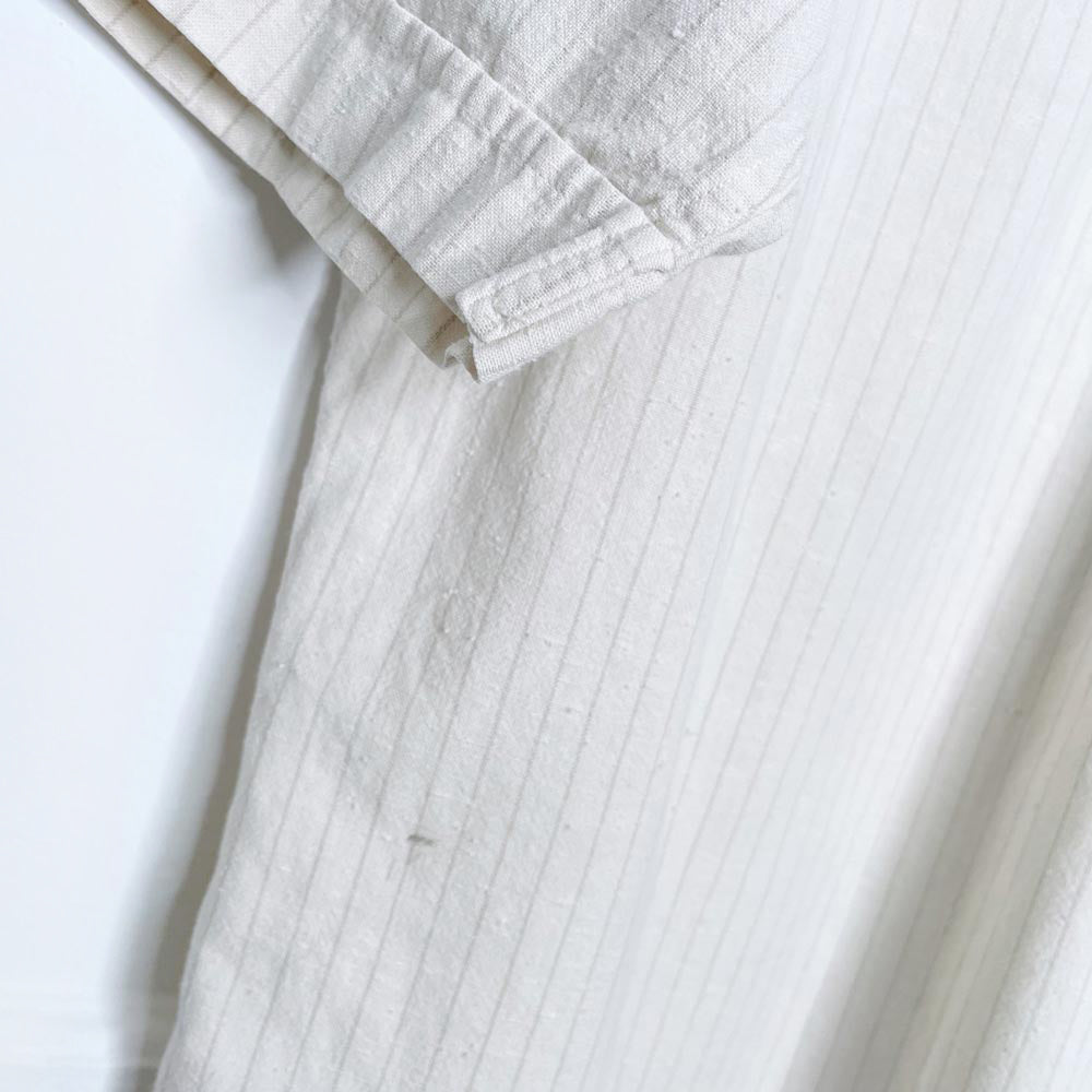 vintage christian dior raw textured cotton short sleeve shirt