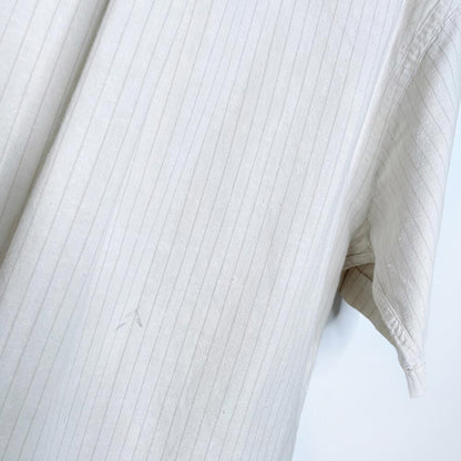 vintage christian dior raw textured cotton short sleeve shirt