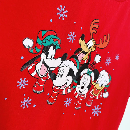 vintage 00s disney christmas tee