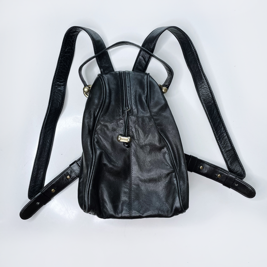 vintage 90s dkny butter leather backpack