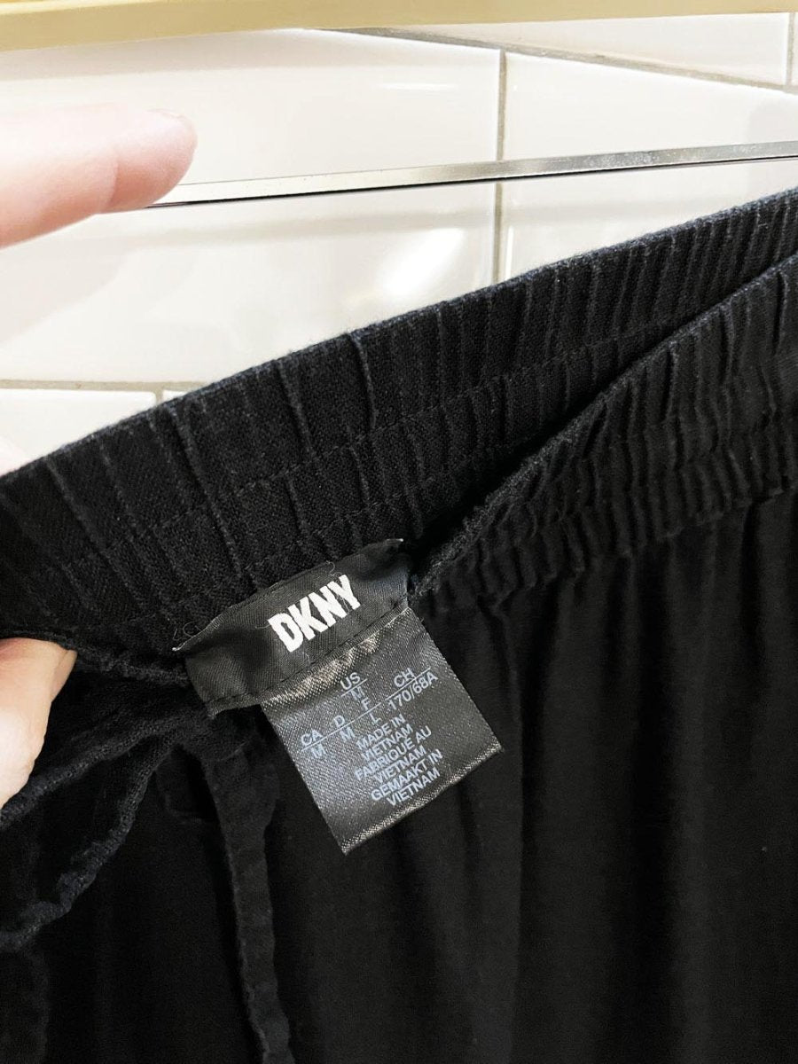 dkny linen - blend a - line midi skirt - good market thrift store