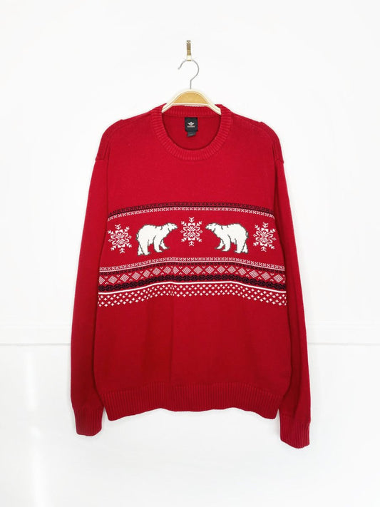 dockers holiday polar bears fair isle knit sweater - good market thrift store