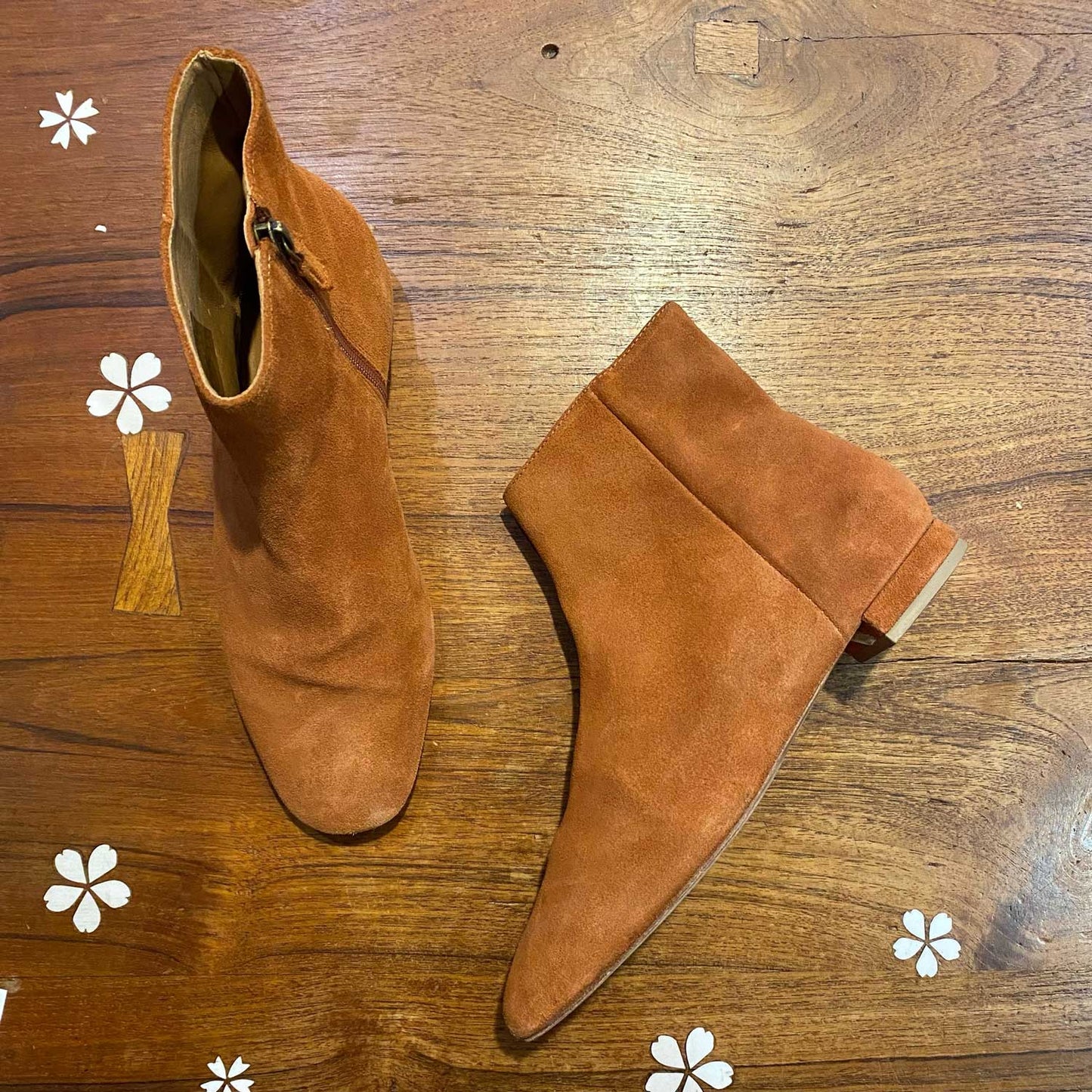 dôen bowery suede ankle boot - size 36.5