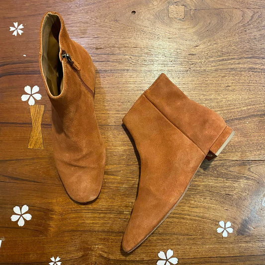 dôen bowery suede ankle boot - size 36.5