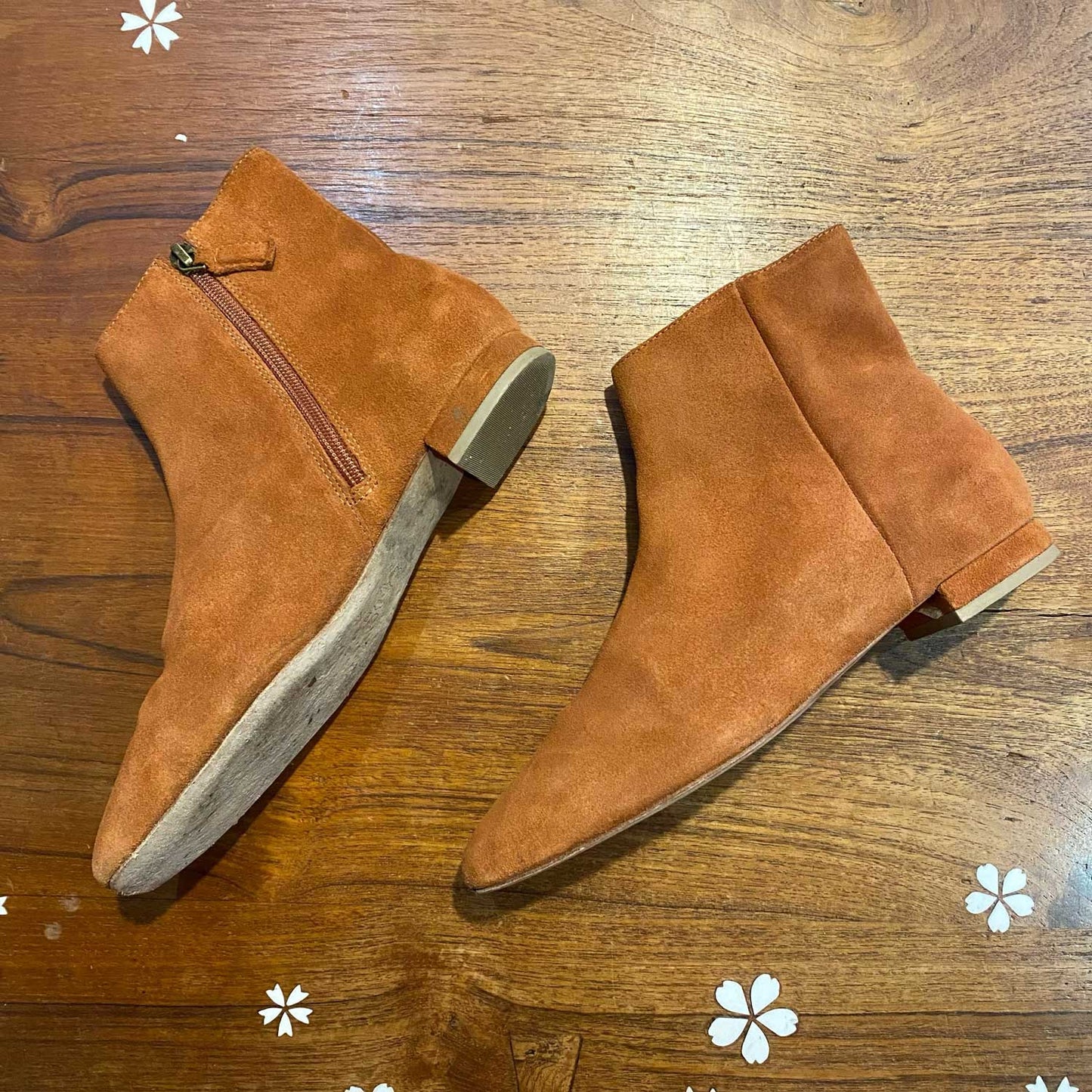 dôen bowery suede ankle boot - size 36.5