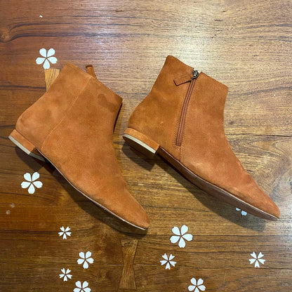 dôen bowery suede ankle boot - size 36.5