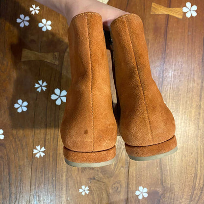 dôen bowery suede ankle boot - size 36.5