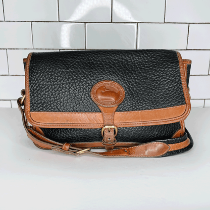 vintage 80s dooney and bourke surrey crossbody bag