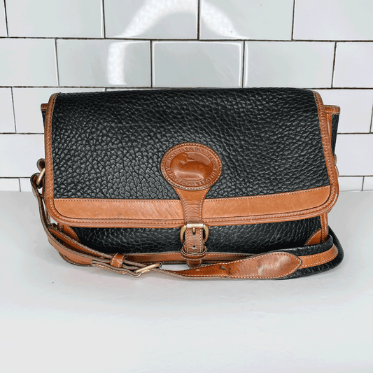 vintage 80s dooney and bourke surrey crossbody bag
